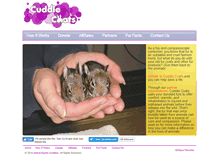 Tablet Screenshot of cuddlecoats.com